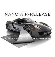 VViViD Nano air-release technology detail for a smooth surface.