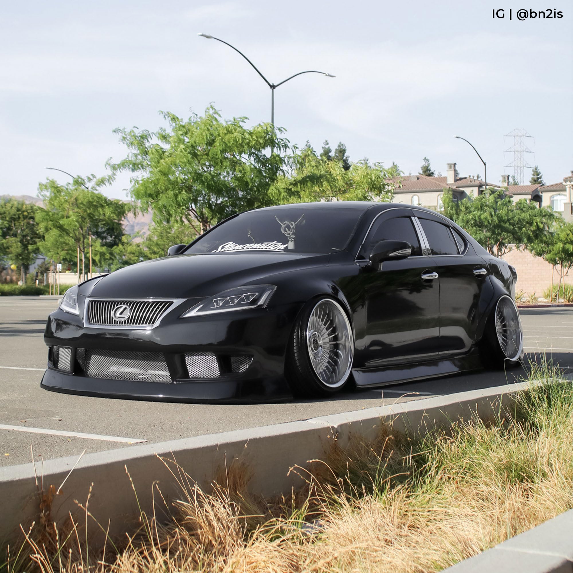 VViViD piano black wrap provides seamless edge coverage.