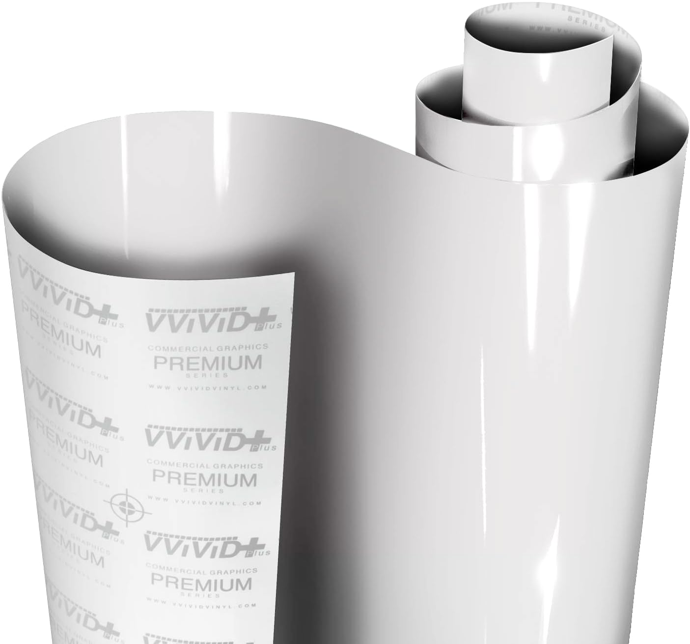 VViViD+ premium gloss Suzuka Ice Grey vinyl film rolled sheet for DIY vehicle wraps