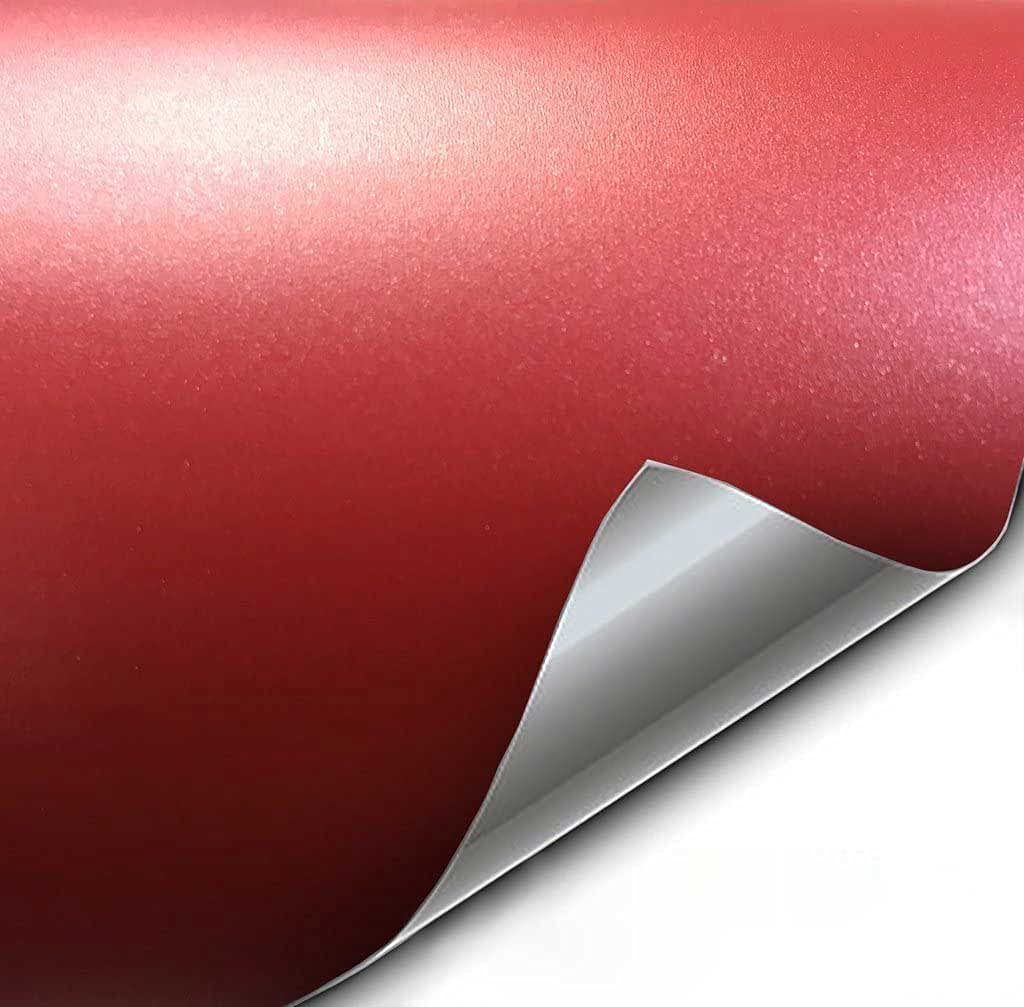VViViD+ Premium Vinyl Lava Red Matte wrap showing bold color and durable finish.