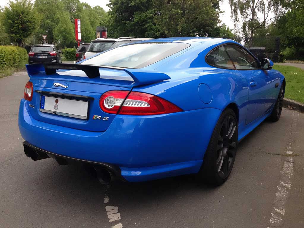 VViViD+ bubble-free gloss Smurf Blue wrap applied easily for DIY projects.