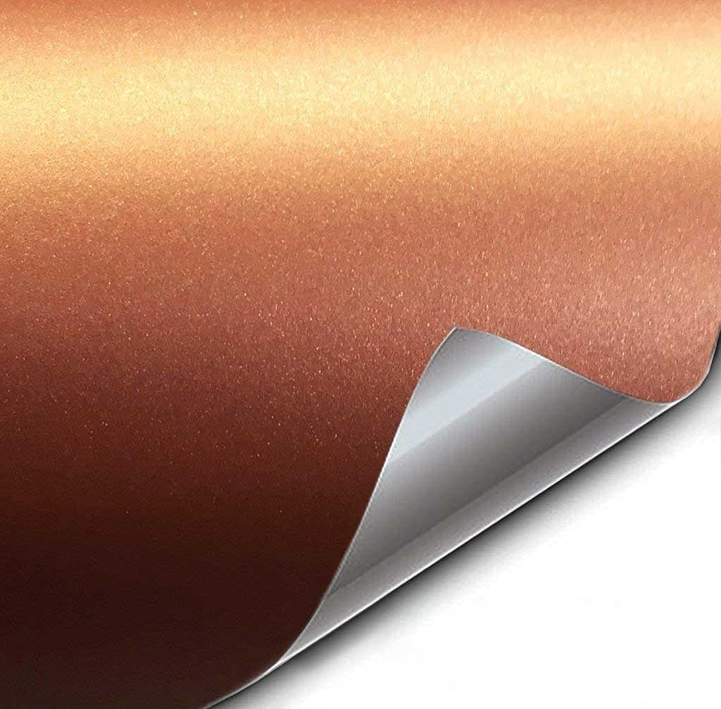 VViViD+ Premium Matte Copper wrap roll for DIY vehicle customization.