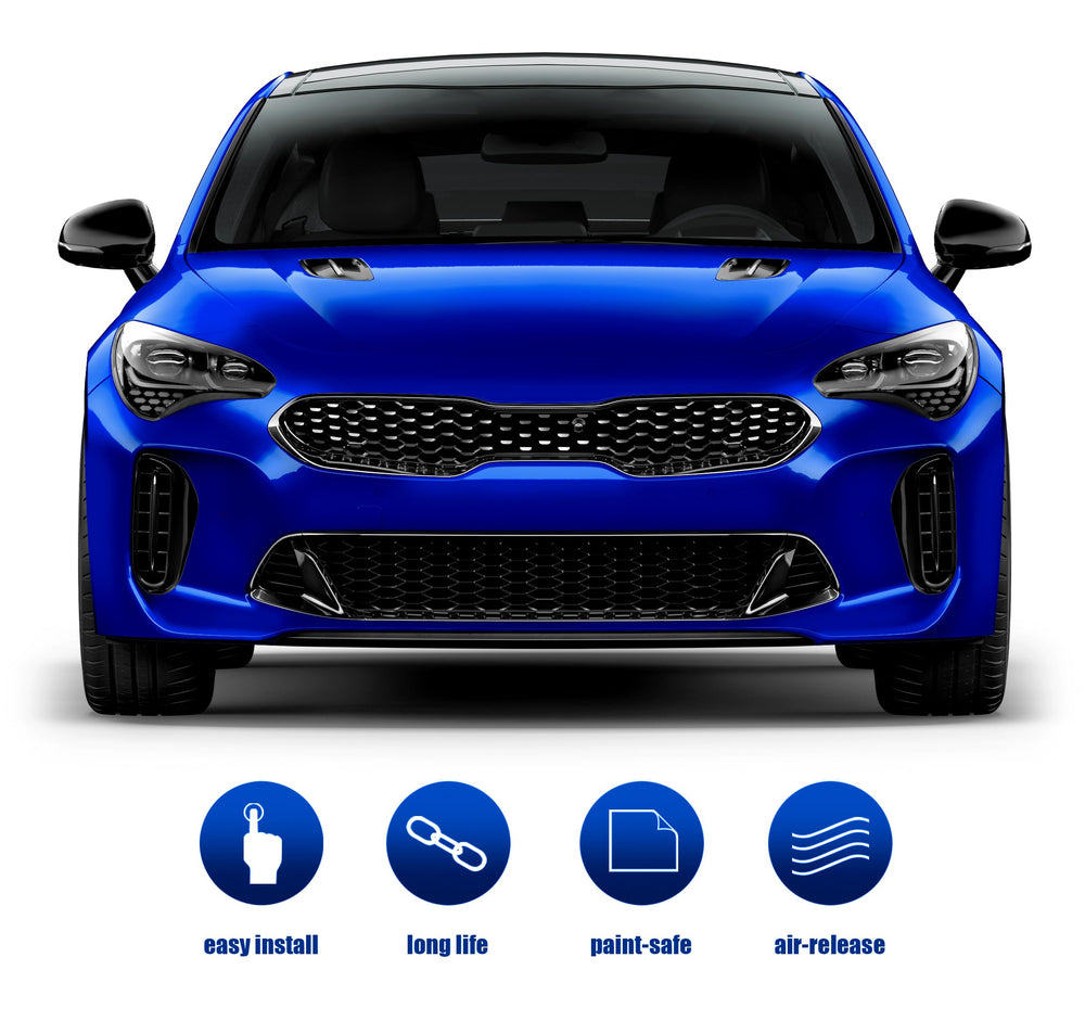 VViViD gloss liquid metal vinyl wrapping complex shapes smoothly for seamless coverage