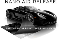 VViViD stretchable protective cap stays with the vinyl during installation.