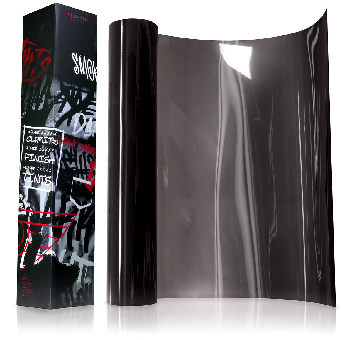 VViViD+ Ultimate headlight tint with ultra-gloss finish for a showroom-ready look