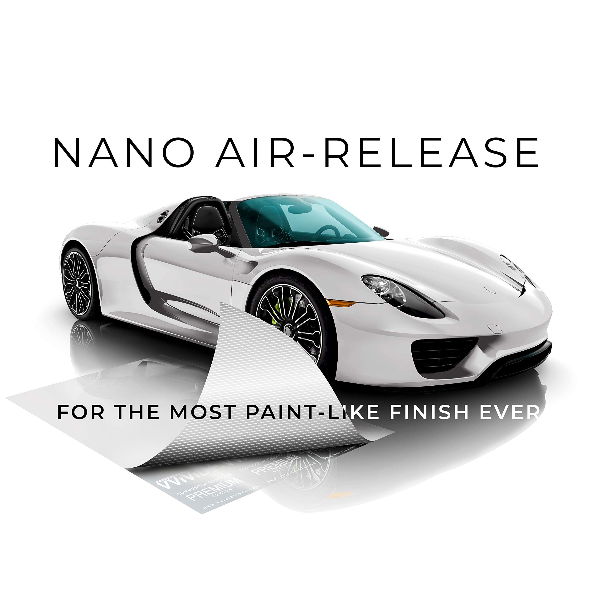 VViViD Ultra Gloss car wrap roll-out demonstrates seamless wrap potential