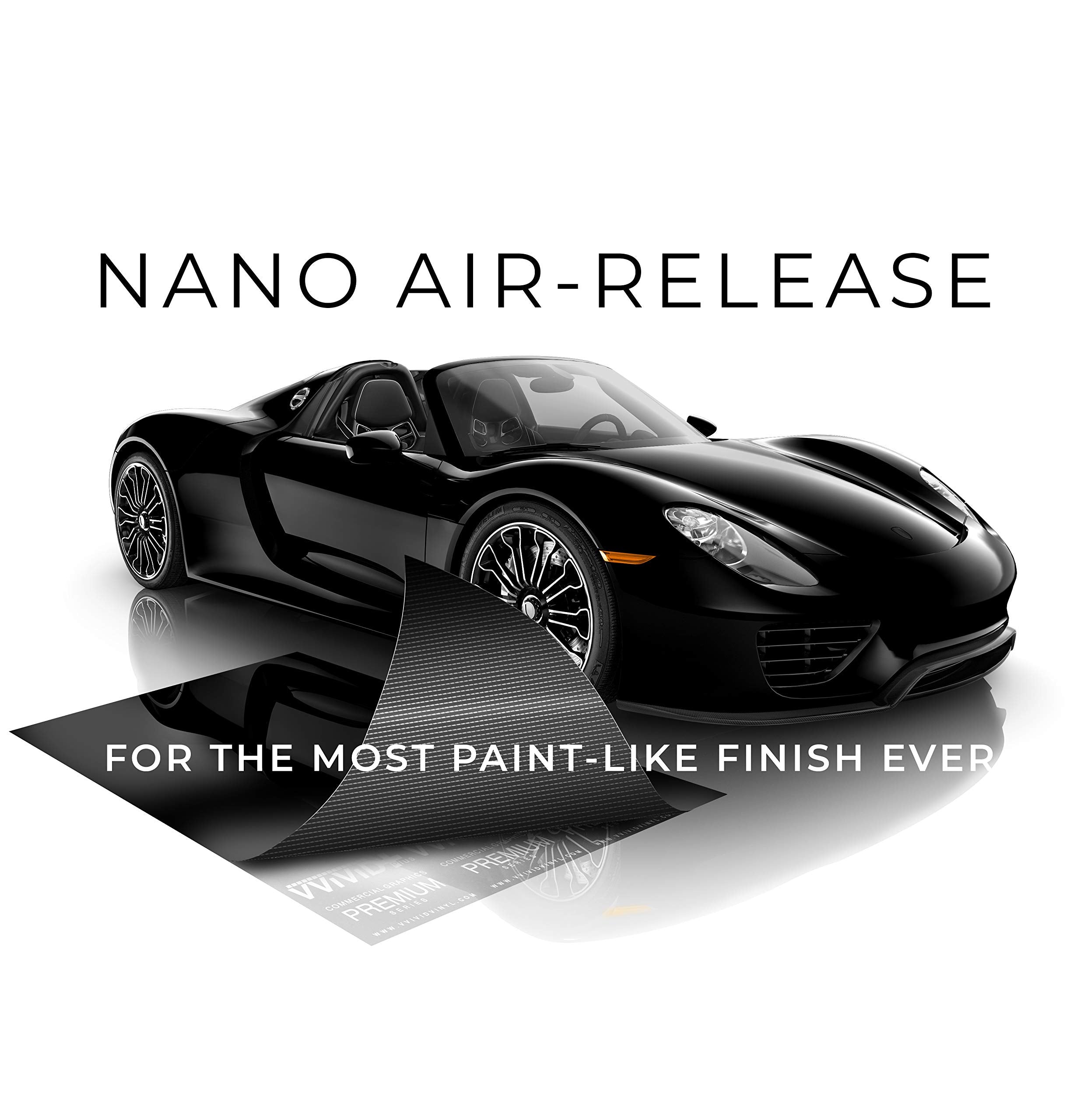 VVViViD Ultra Gloss nano air-release detail ensures a smooth surface