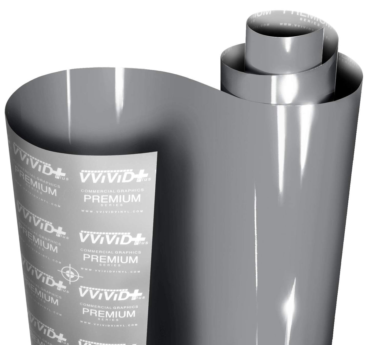 VViViD Ultra Gloss Nardo Dark Grey wrap roll for showroom‑quality finish.