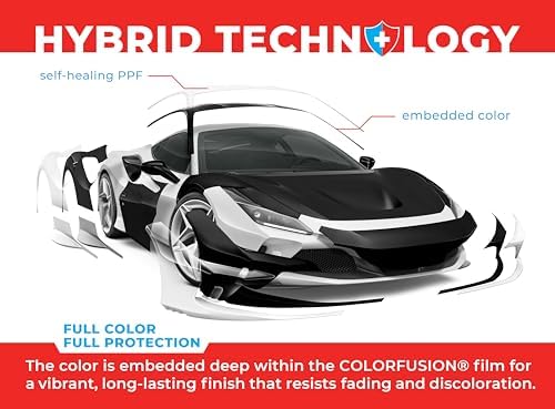 VViViD ColorFusion PPF 60ft x 5ft roll enables large area coverage efficiently.