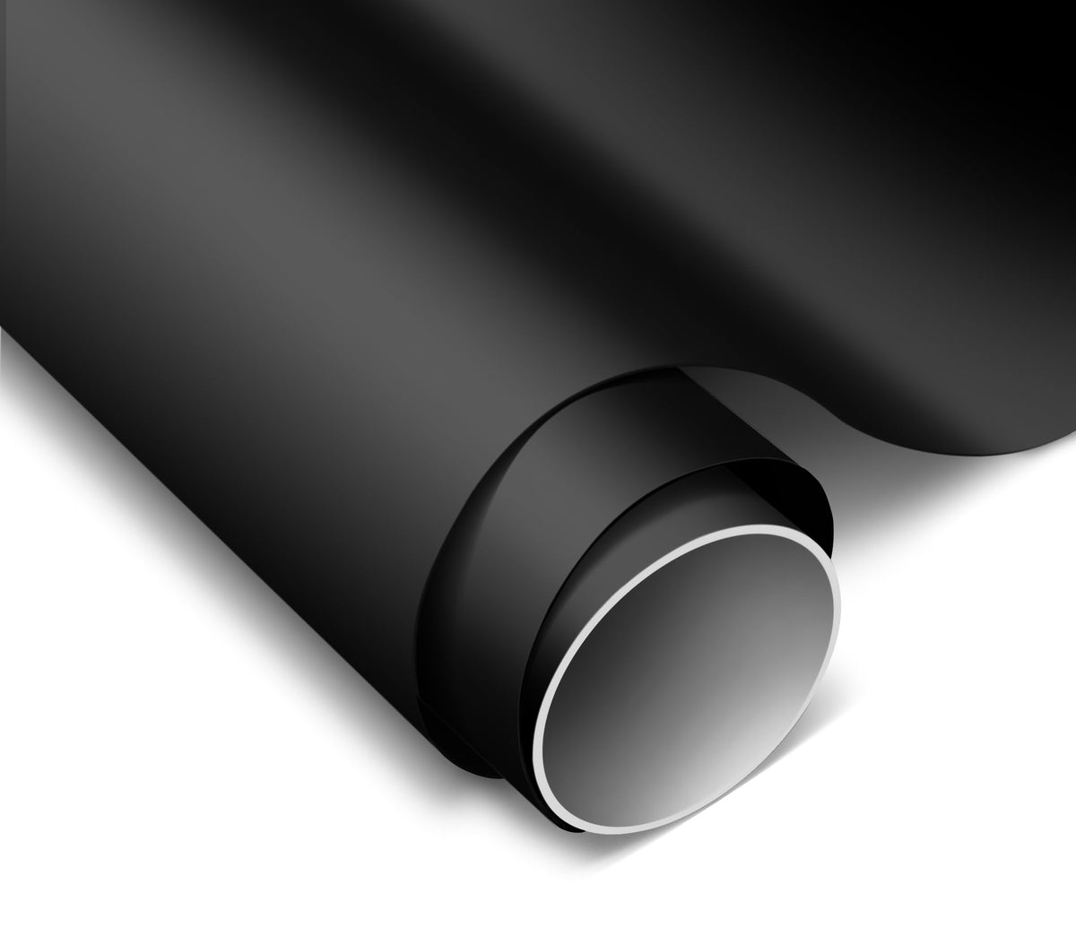 VViViD ColorFusion PPF roll in Midnight Black protects paint with embedded color for durable wrap.