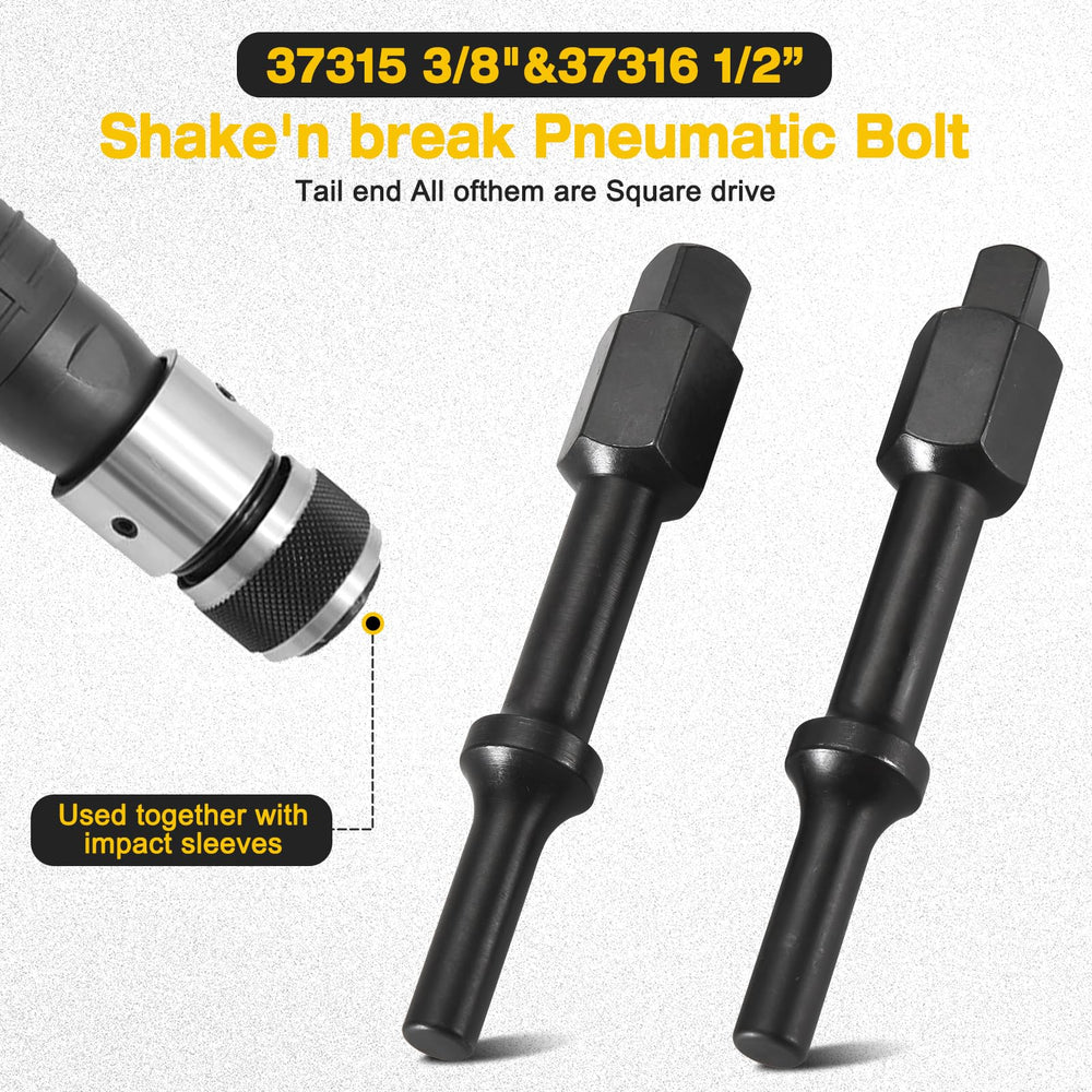 VYH air hammer spring included for controlled vibration.