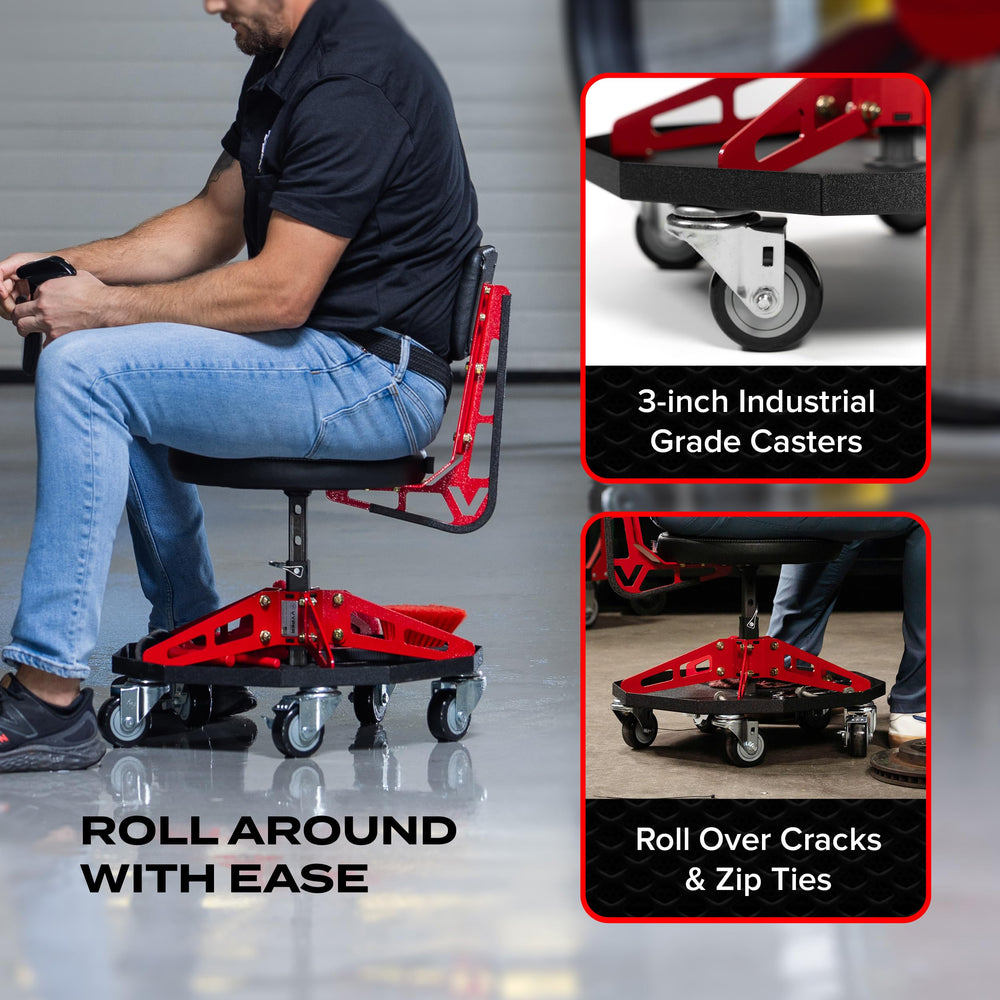 Vyper height adjustment enables optimal working height