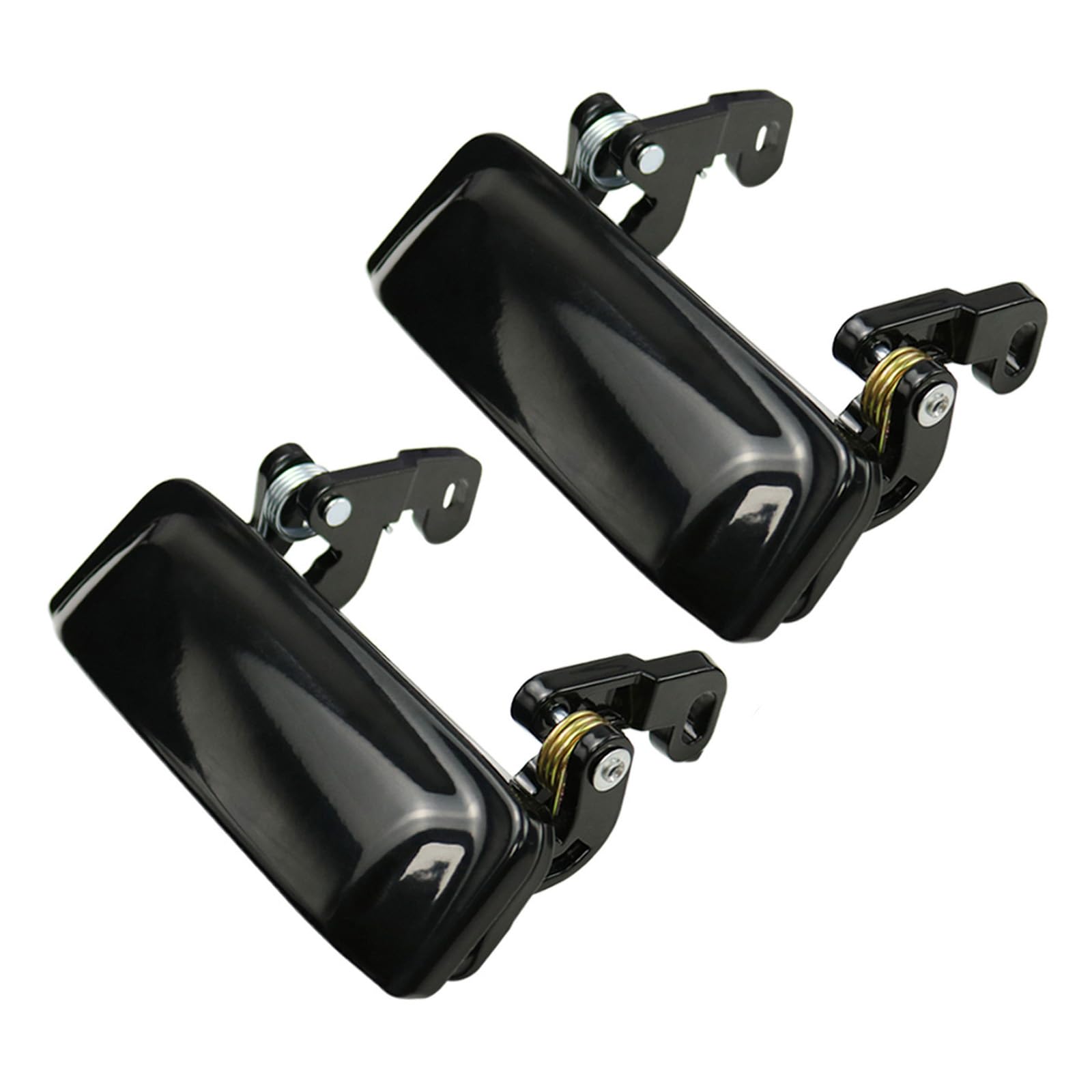 VZB 2pcs all-metal exterior door handle left front view for Ford Ranger, durable exterior upgrade.