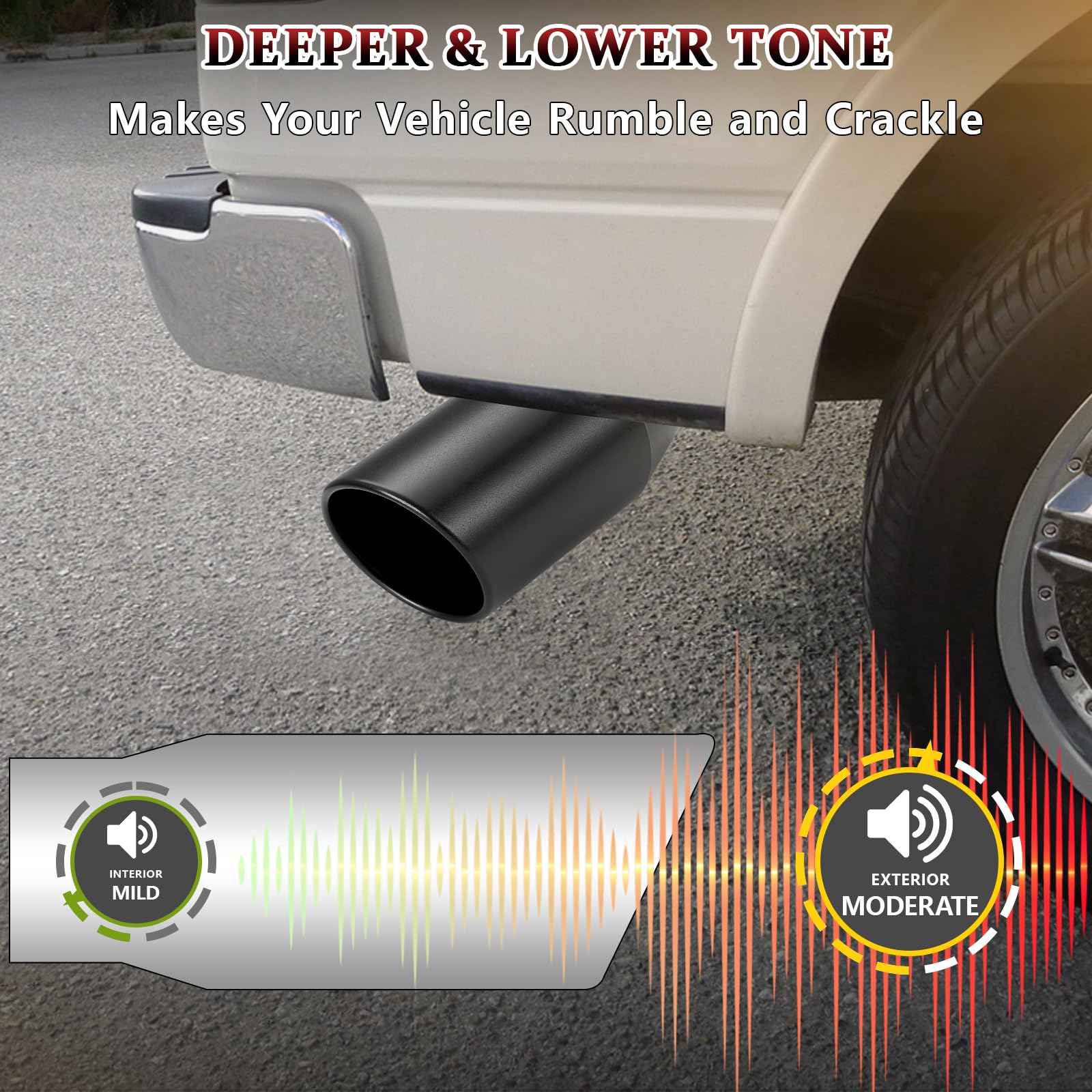 WABUILTOWN universal fit tip installs quickly with bolt on setup.