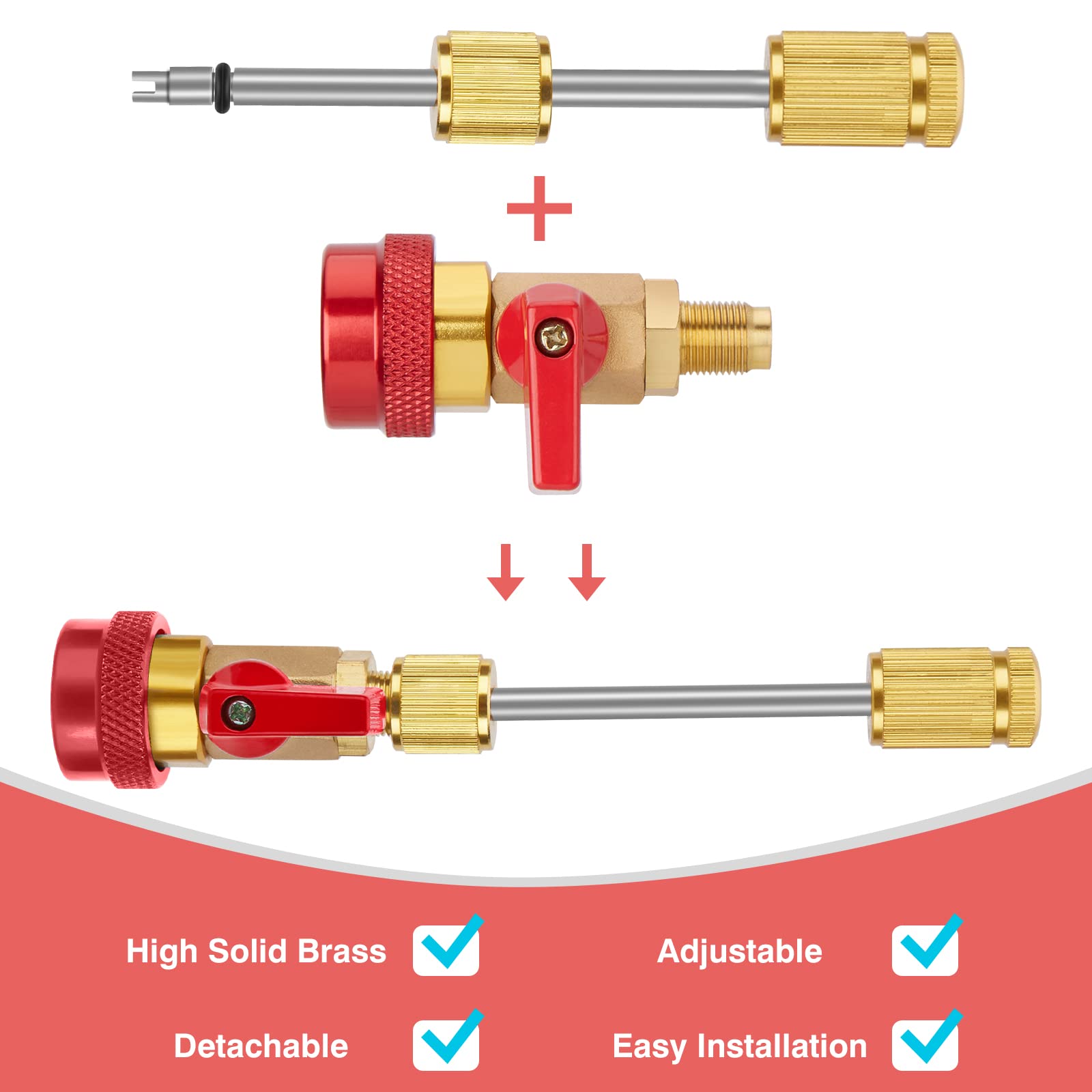 WADEO anti-slip handle improves grip during challenging tasks.
