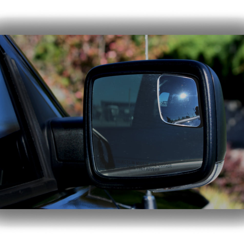 WadeStar RM10 attaches to stock mirror for quick, tool-free installation.