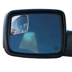WadeStar RM10 blind spot mirror on Ram right side, improving lane awareness on the highway.