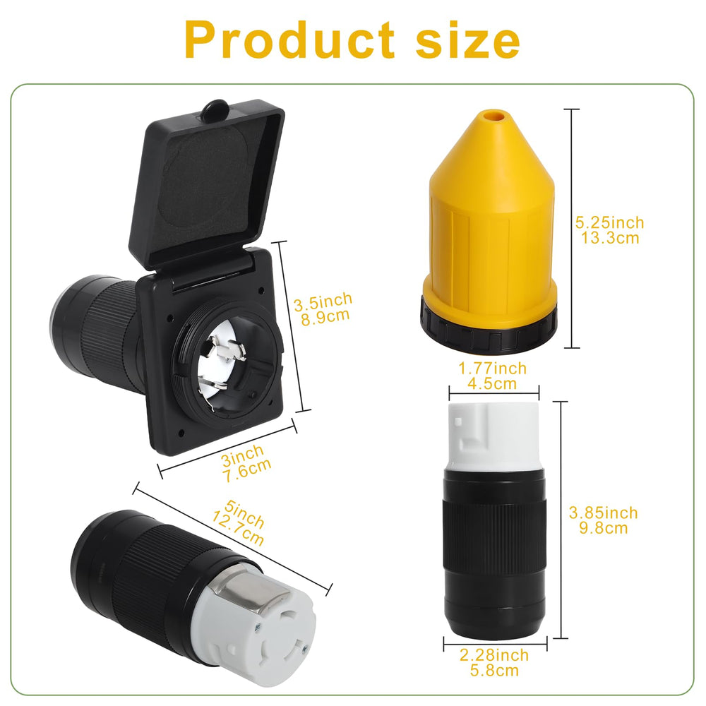 Wadoy female twist-lock connector ensures secure weatherproof mating