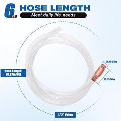 Wadoy food-grade silicone tubing safe for drinking water and aquariums.