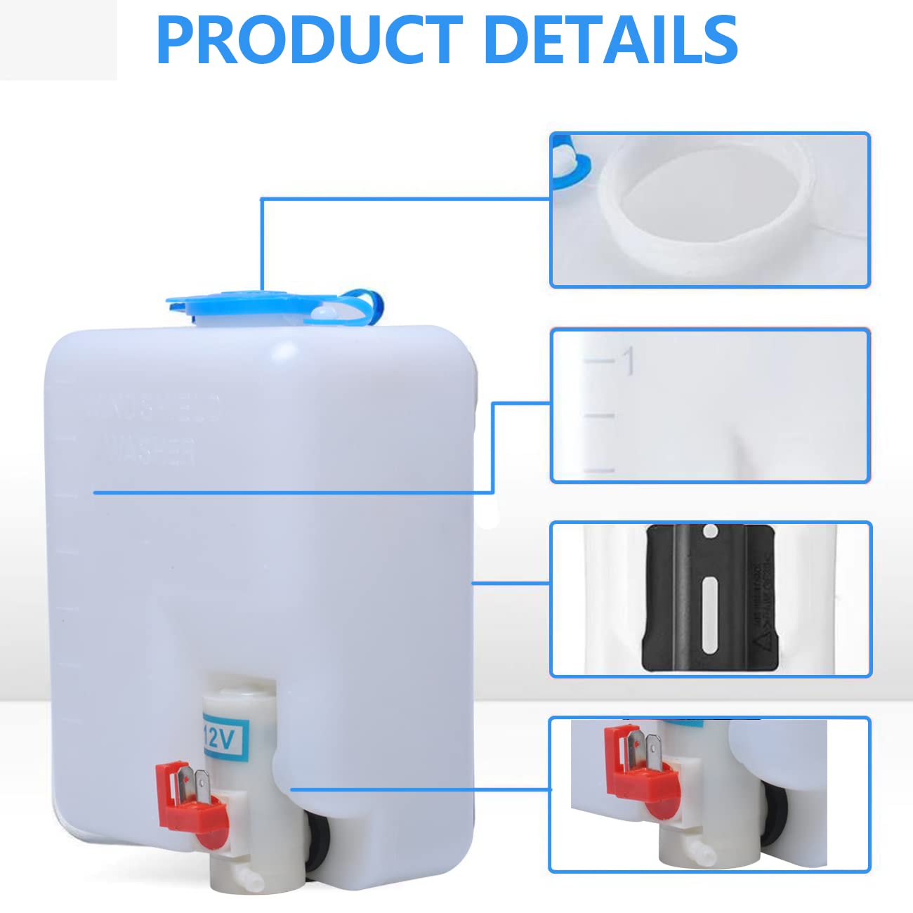 Wadoy jet button switch for easy windshield washer control