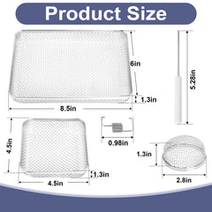 Wadoy water heater screen 4.5x4.5 vent shields vents from insects