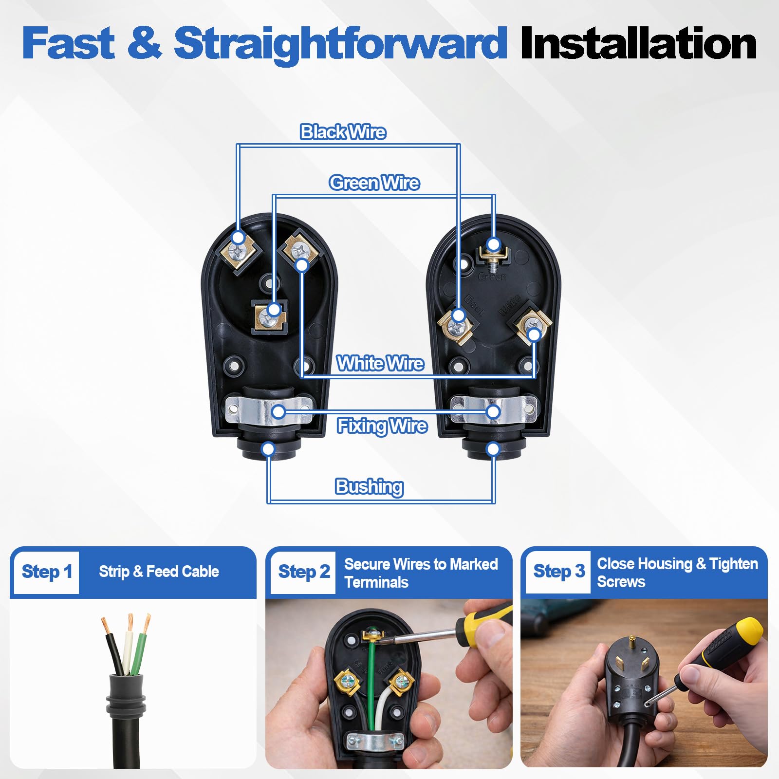 TT-30P compatibility with standard cords for broad RV applicability.