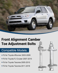 WADYDZMFCF cam plate nuts and washers pack for secure camber adjustments