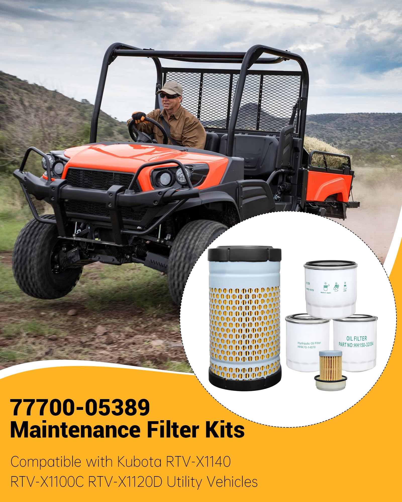 WADYDZMFCF fuel filter 6A320-59930 preserves fuel quality for reliable starts