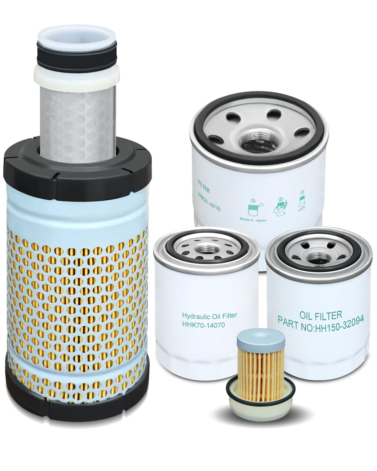 WADYDZMFCF oil filter HH150-32094 for Kubota RTV-X1140 keeps oil clean for smoother operation