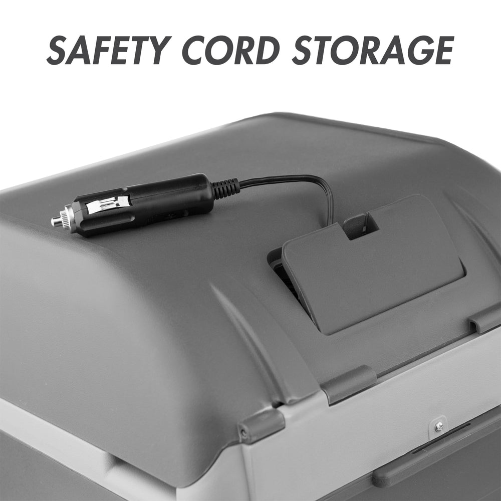 Wagan EL6214 6-foot DC cord reaches the back seat for flexibility