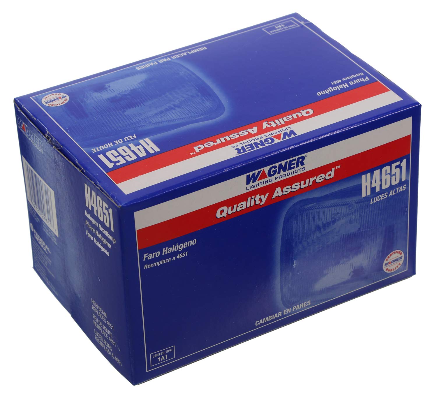 Wagner H4651 bottom shelf glare reduction helps in rain, fog, and snow