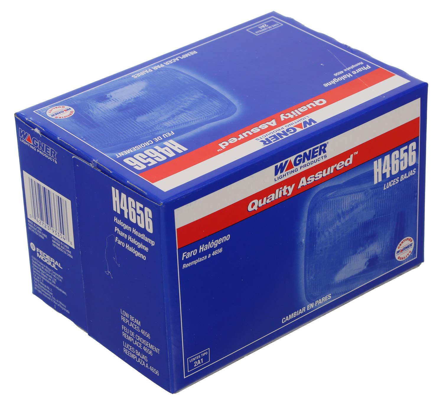 Wagner H4656 packaging shows compatibility and fit guidance.