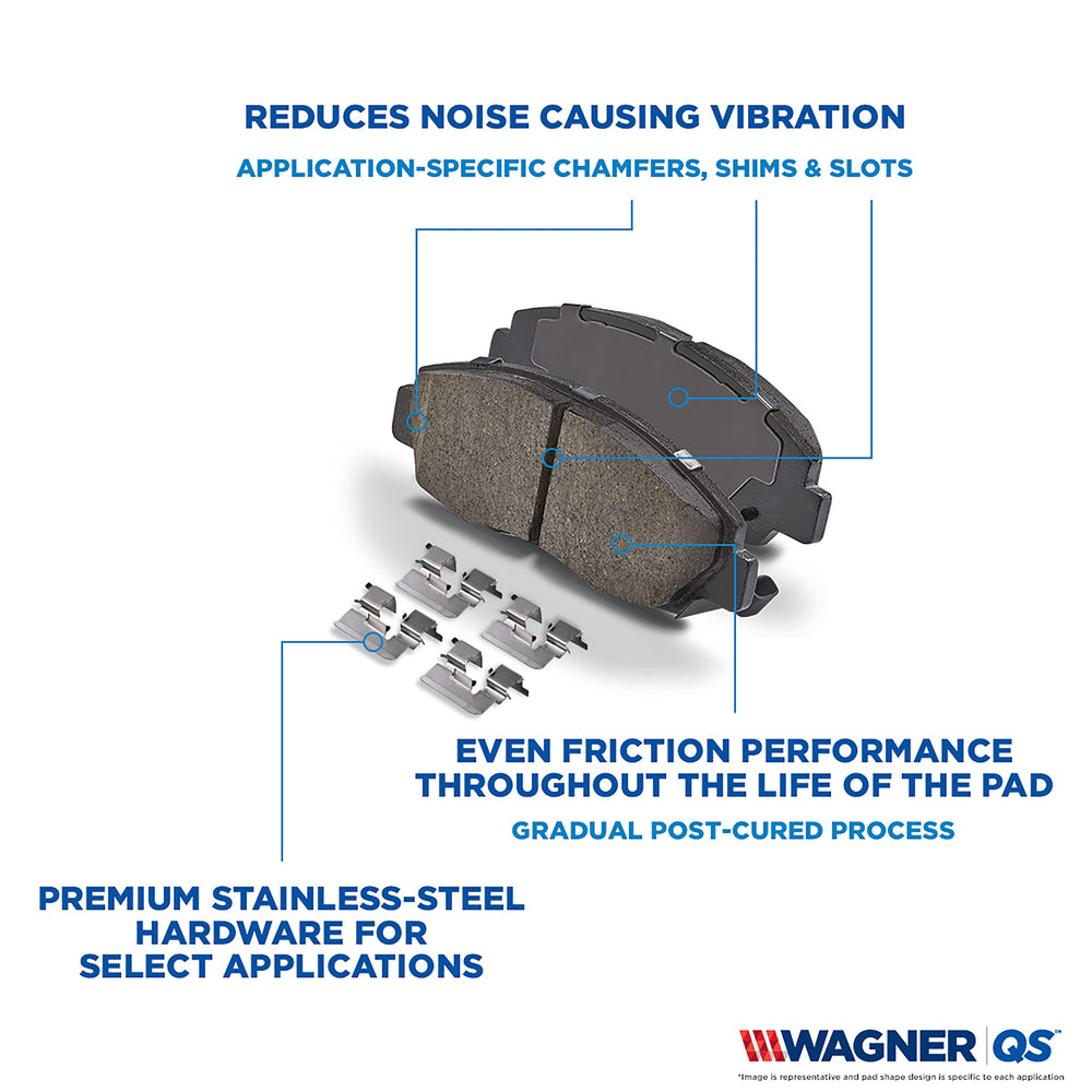 Wagner QS ZD1363 zero-copper formulation label for cleaner braking.