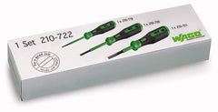 WAGO 210-722 tool set with anti-slip, two-component handle for terminal block work