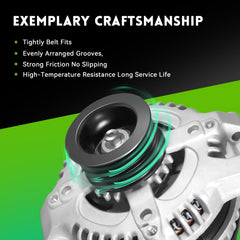 WAGSON 13980N alternator Element 2.4 rear view shows durable replacement