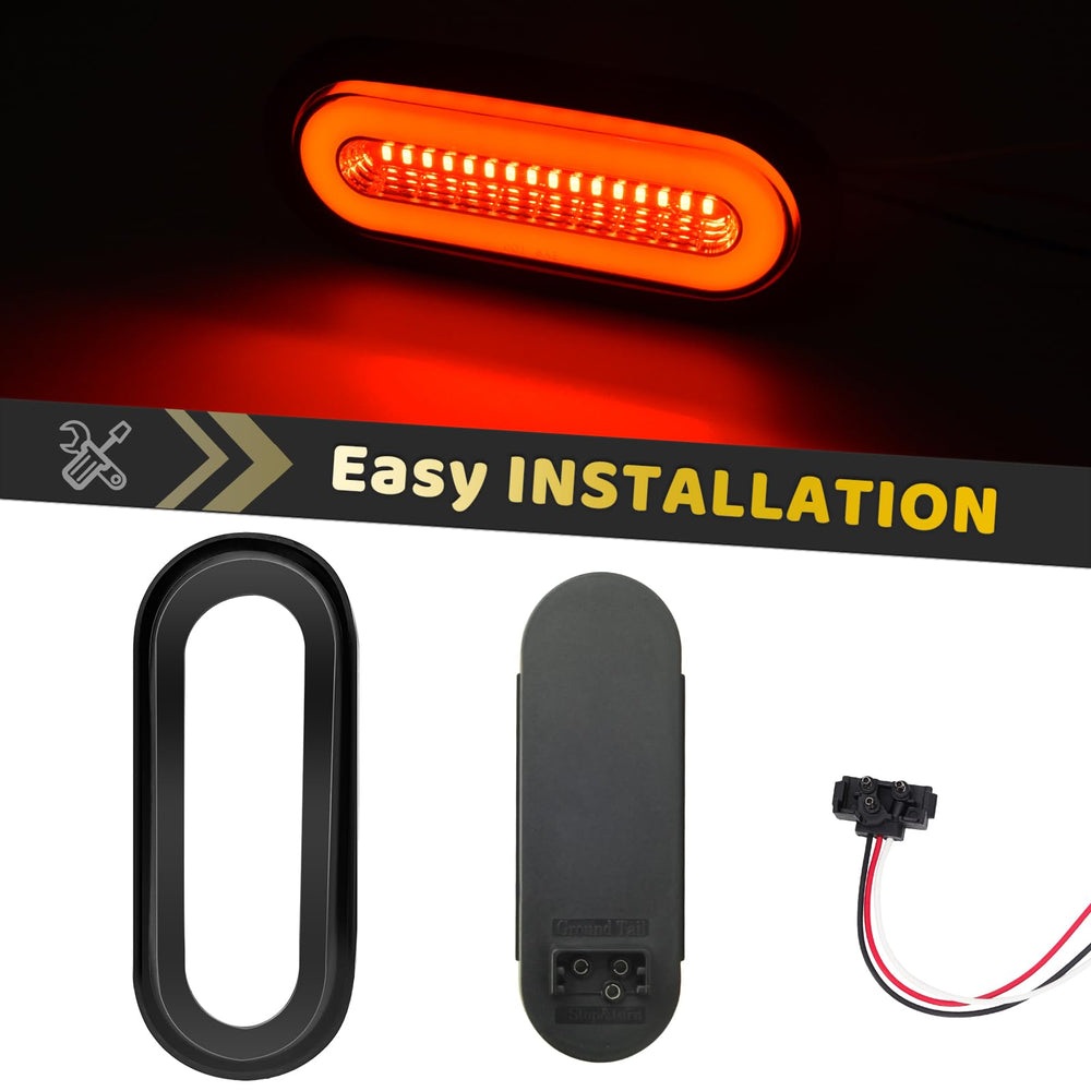 WahMOTOTin IP67 submersible trailer light assembly for wet environments