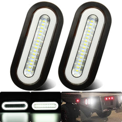 WahMOTOTin 6-inch oval LED light with 52 LEDs for clear reverse visibility