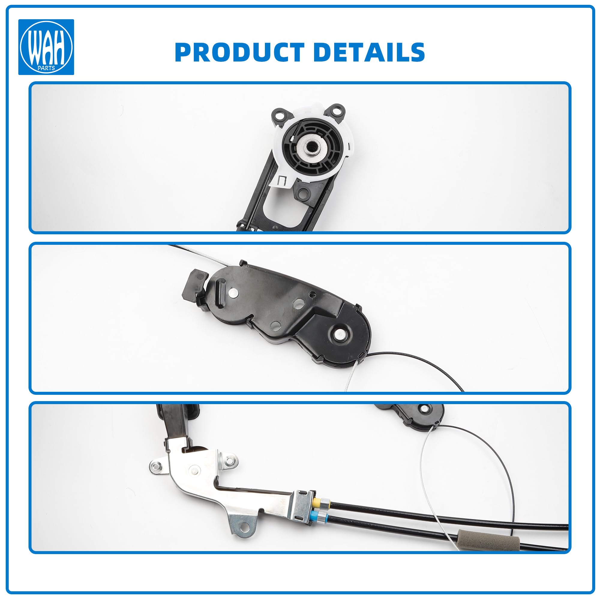 Wahparts Sienna left sliding door cable durability with high-strength materials.