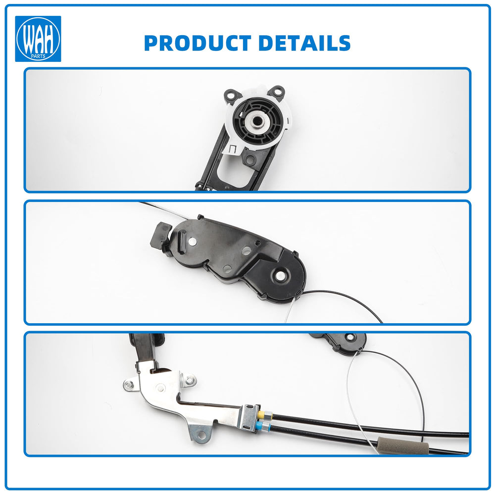 Wahparts Sienna left sliding door cable durability with high-strength materials.
