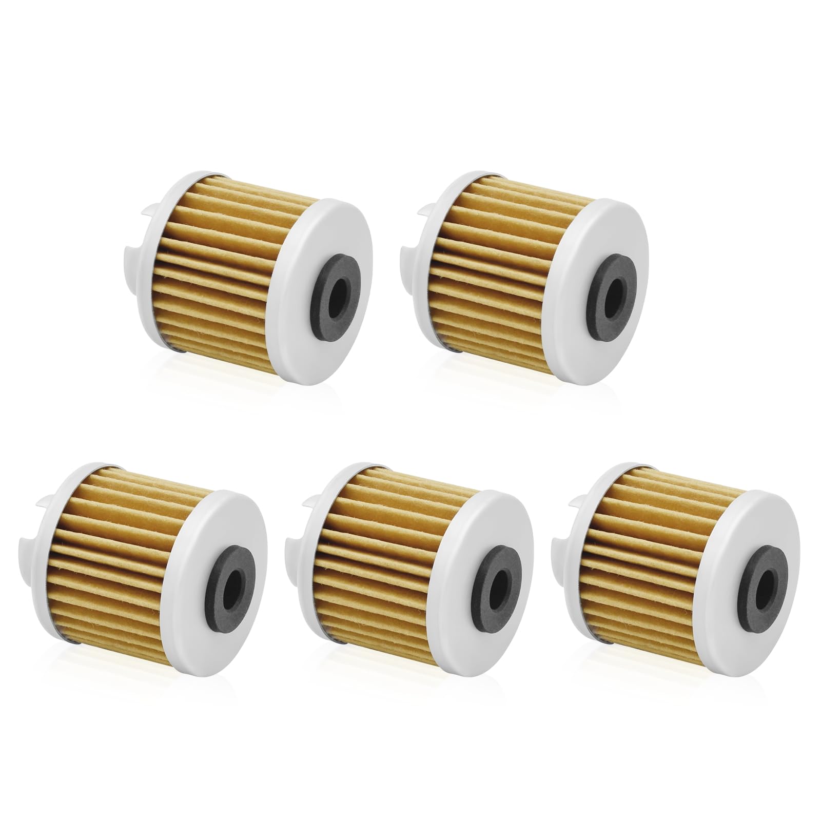 Wai Danie oil filters packaging shows five-piece set for versatile motorcycle maintenance.