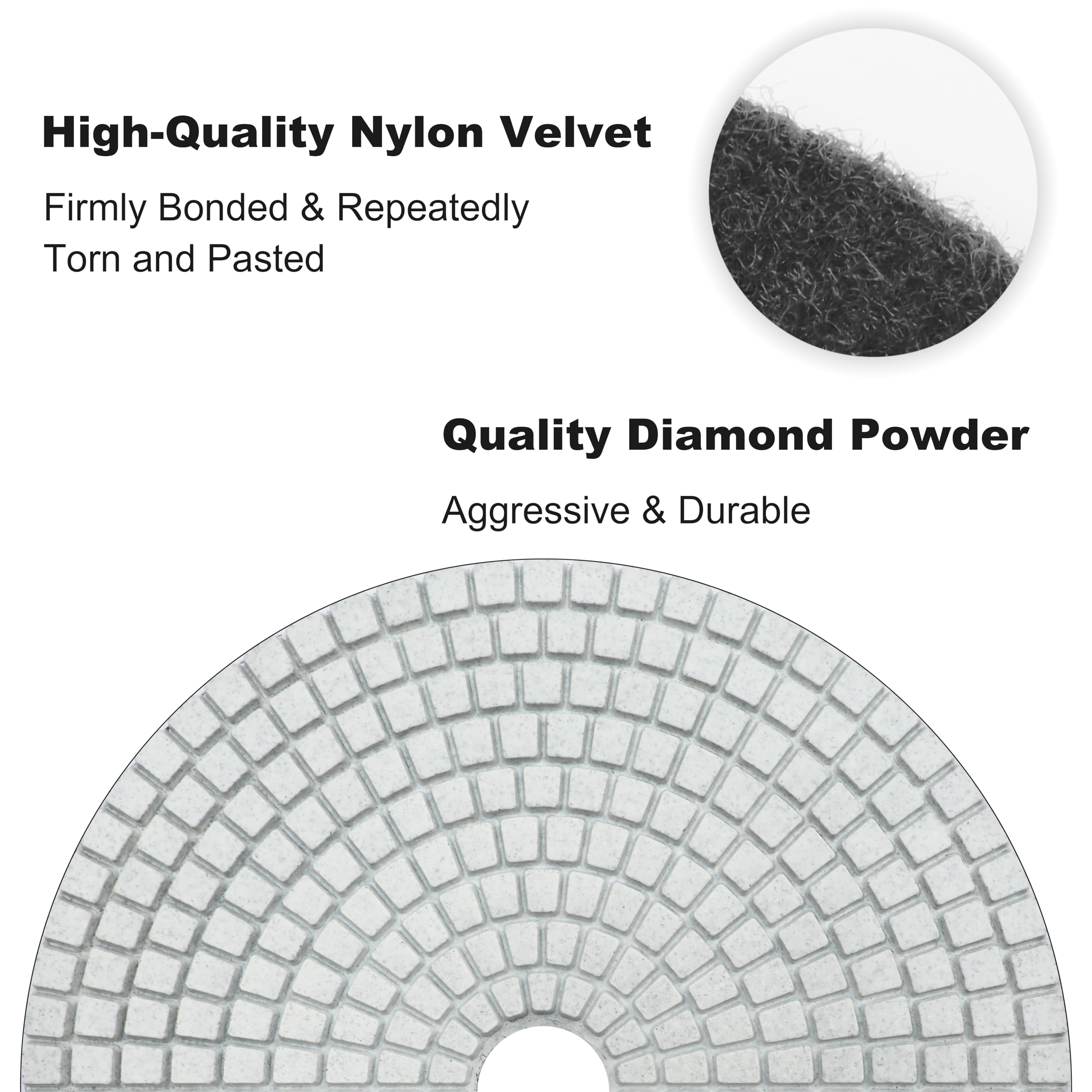 Waies open-mesh design improves heat dissipation during polishing