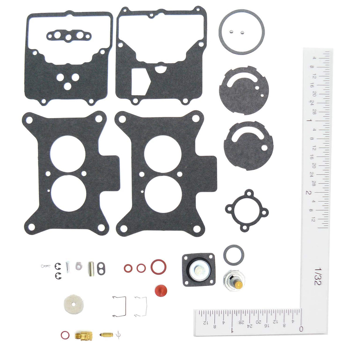 Walker Products 15369D carburetor kit components ready for precise fuel system rebuild