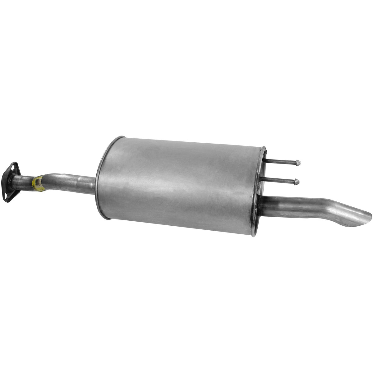 Walker Quiet-Flow SS 54882 muffler close-up highlighting stainless steel durability