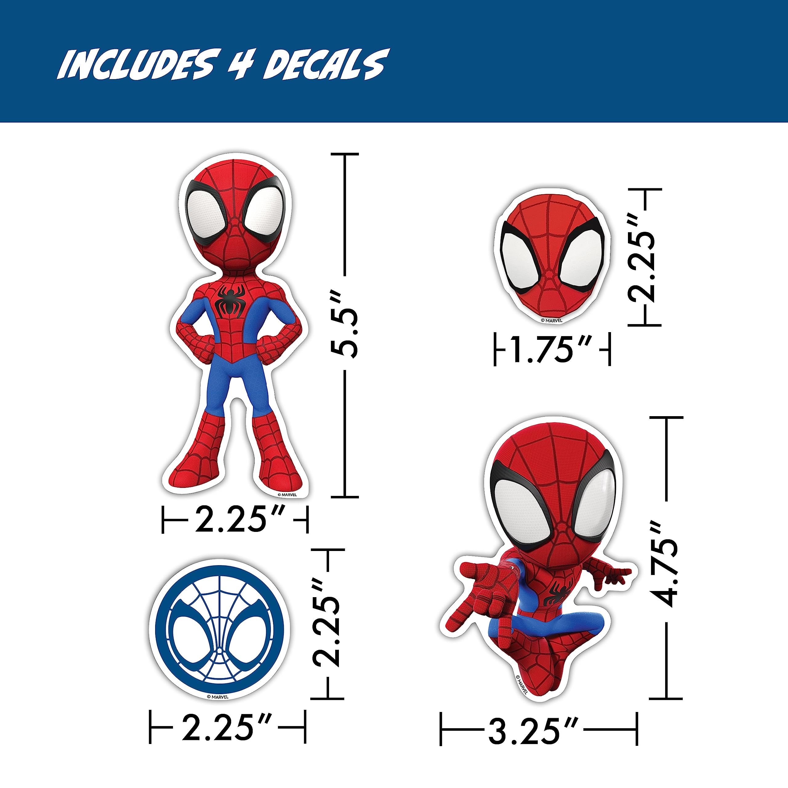 WALL PALZ Ghost-Spider decal on water bottle weatherproof artwork