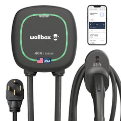 Wallbox Pulsar Plus exterior wall-mount unit for weatherproof charging at home