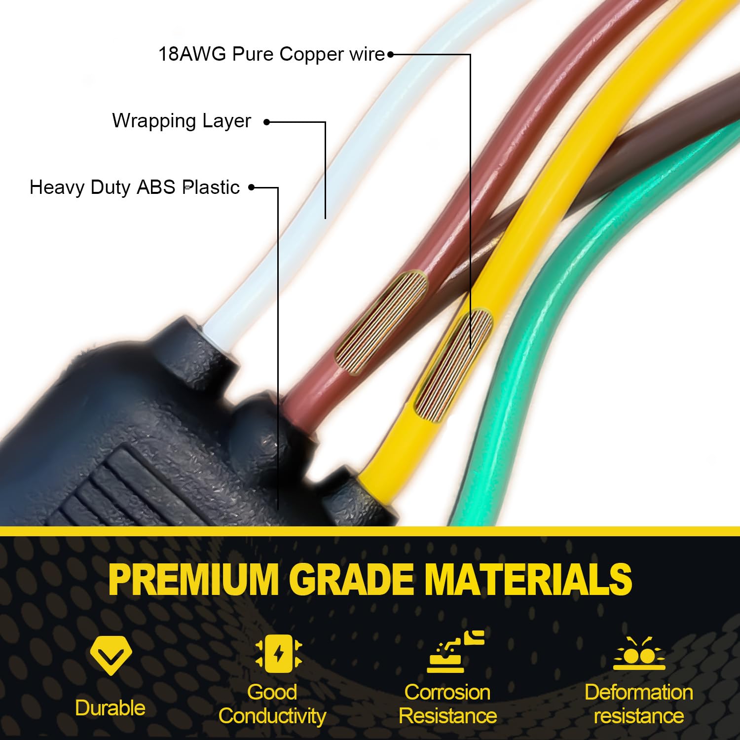 WALSIO waterproof and dustproof plugs protect connections in all weather.
