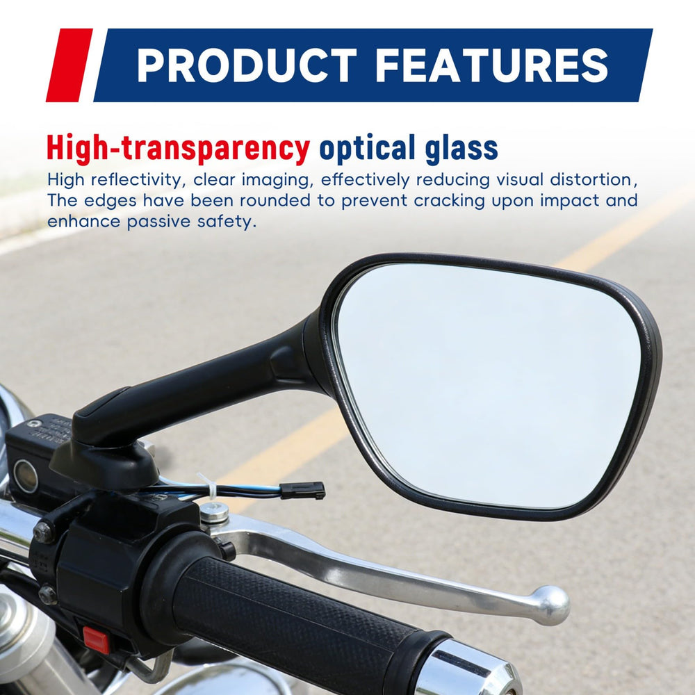 Waltyotur adjustable-angle rear view mirror for precise field of view