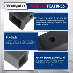 Waltyotur black powder coating resists corrosion in rugged outdoor use