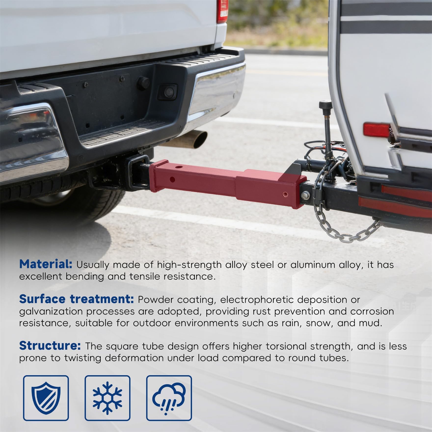 Waltyotur carbon steel frame emphasizes strength and long term durability