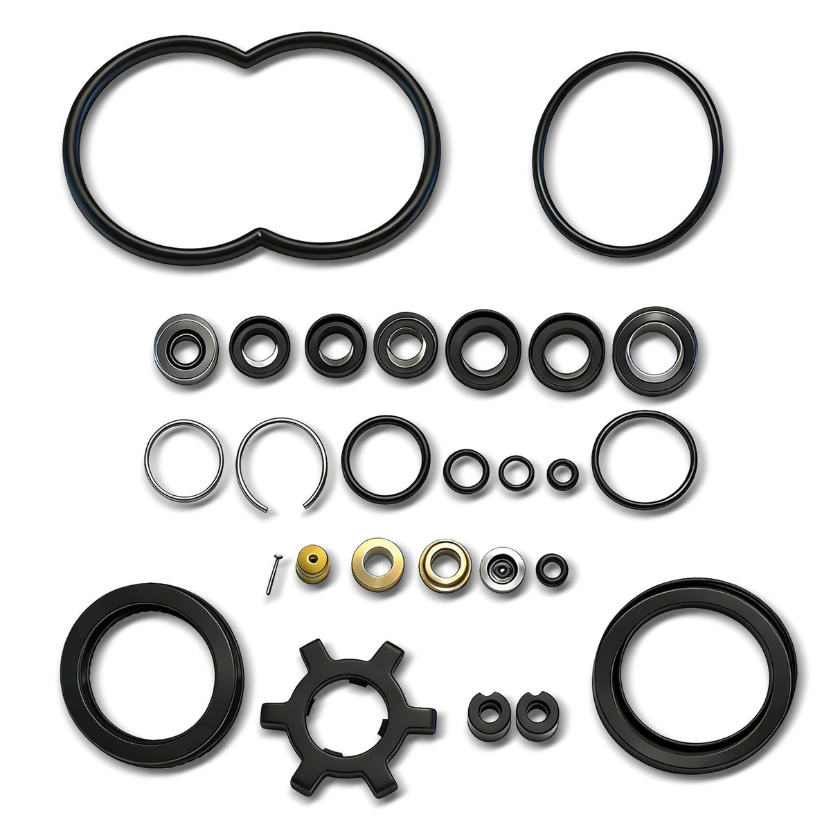 Waltyotur exact replacement repair kit 2771004 seal kit for hydraulic boosters improves sealing performance.